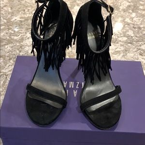 Stuart Weitzman fringe heel
